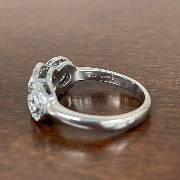 Tiffany & Co. Circlet Platinum & Diamond Ring - Picture 4 of 5